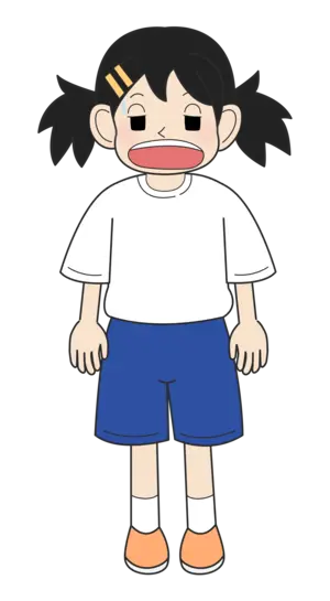 小学生の女の子（困り・立ちA）