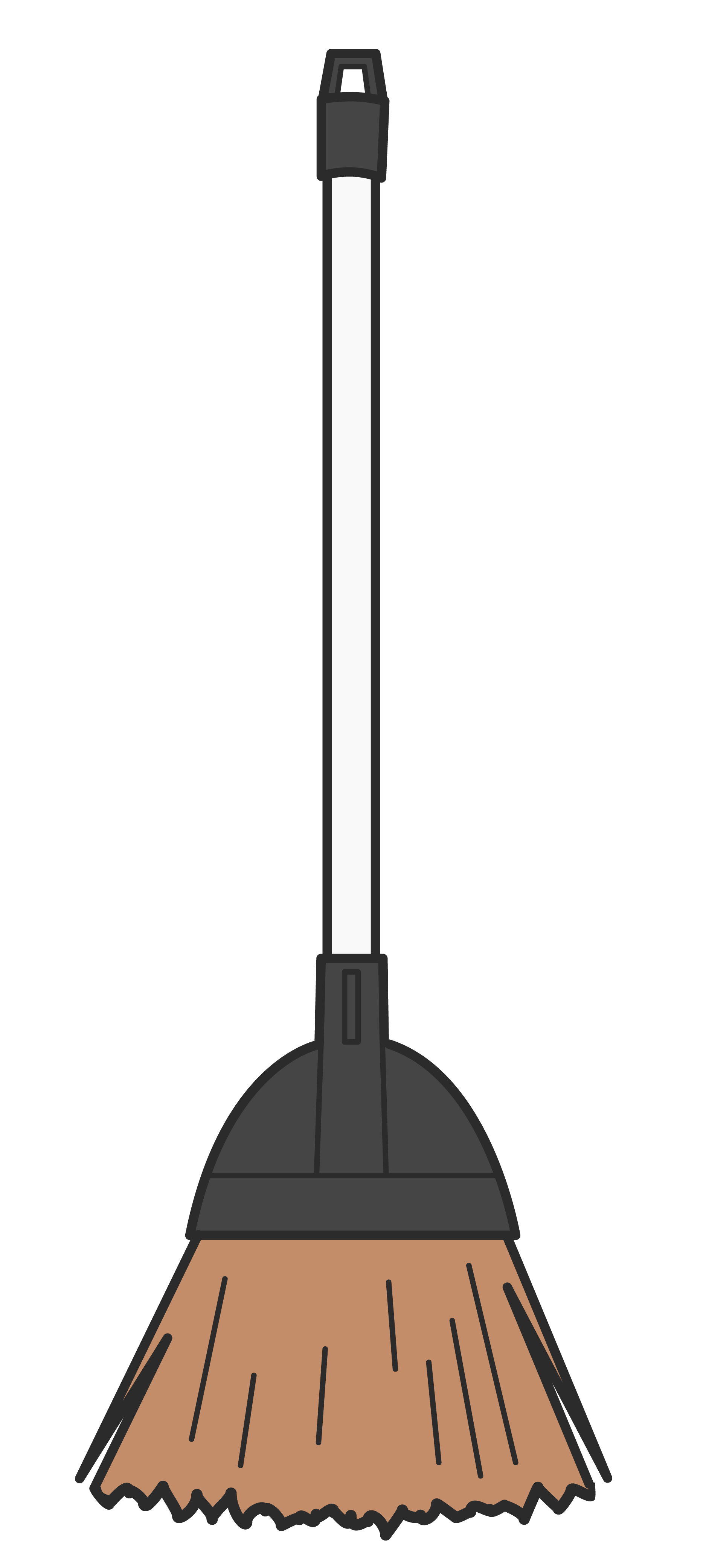 ほうき（正面）