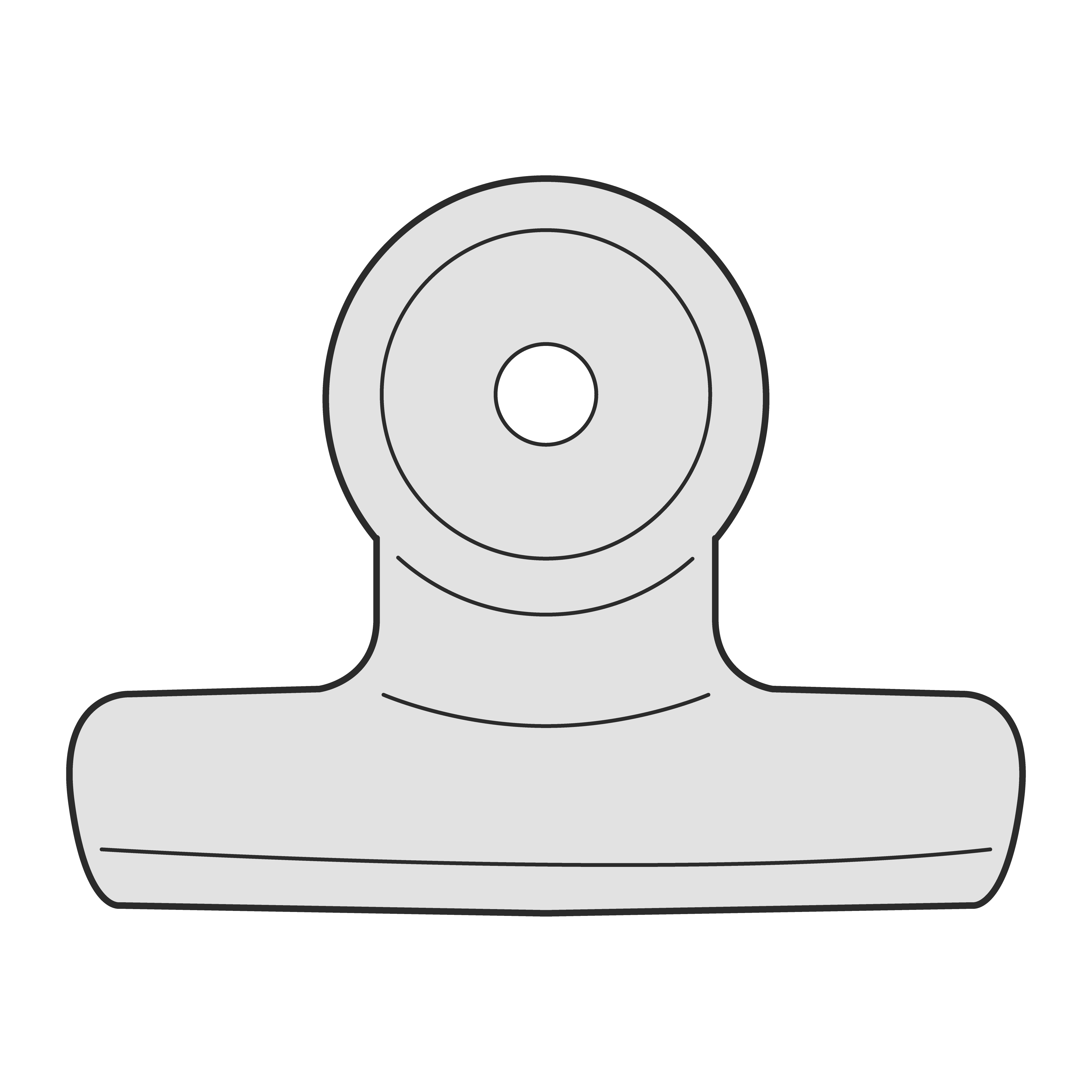 目玉クリップ（正面）