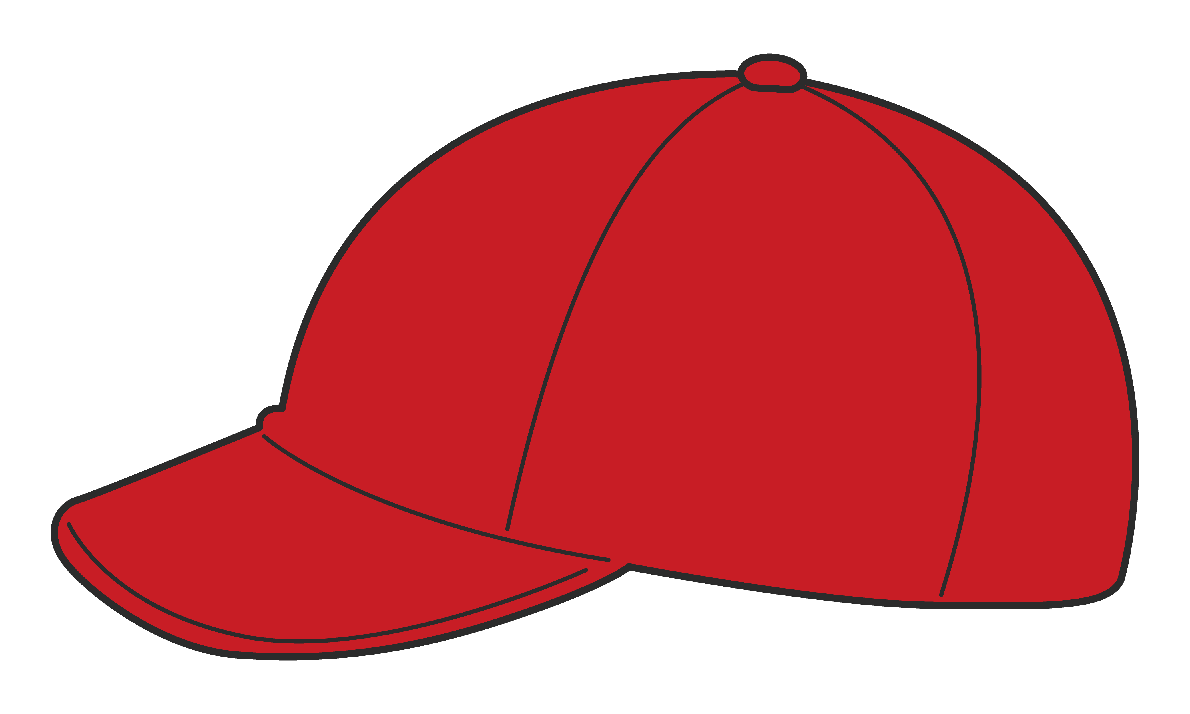 赤白帽（赤・横）