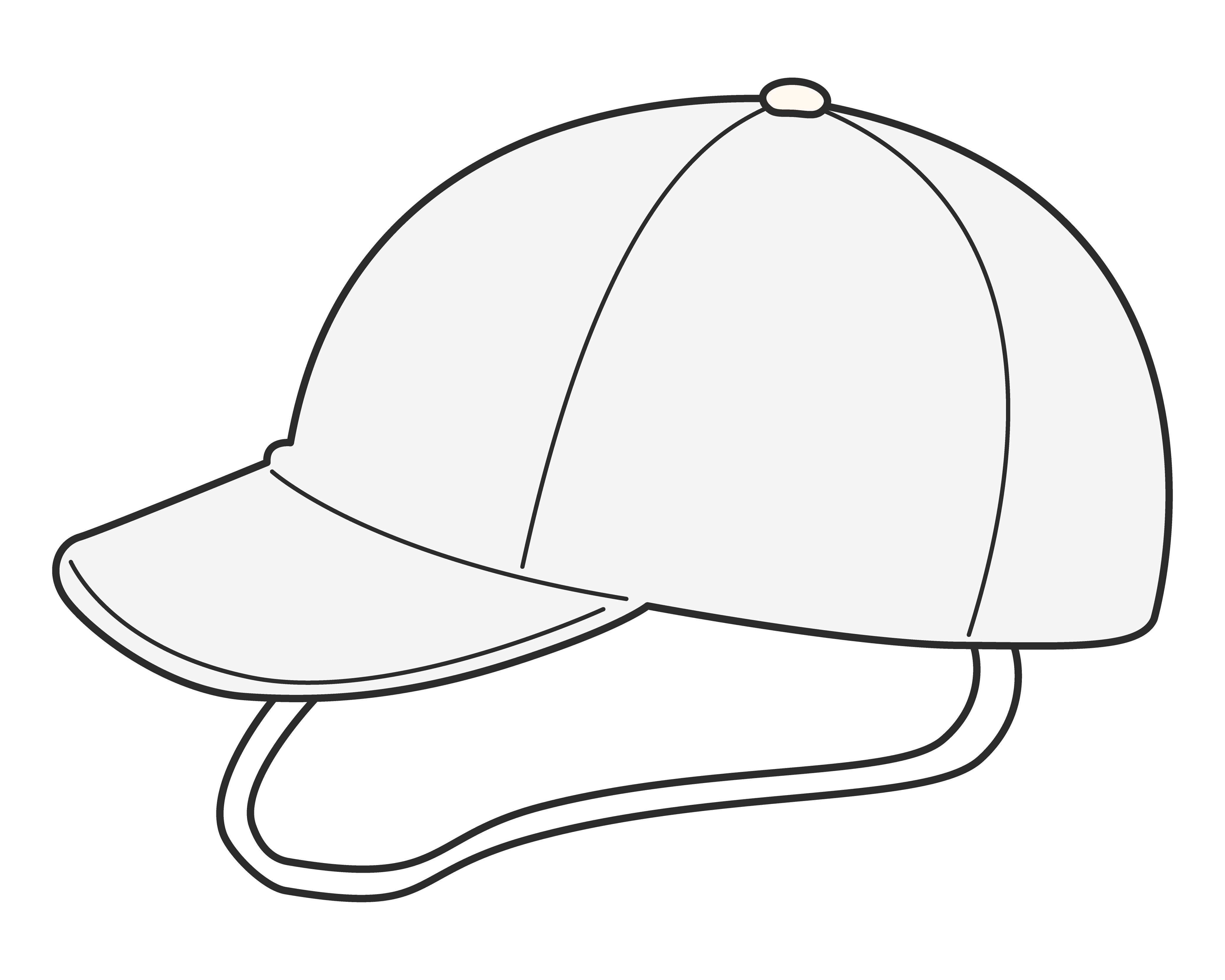 赤白帽（白・横・あご紐あり）