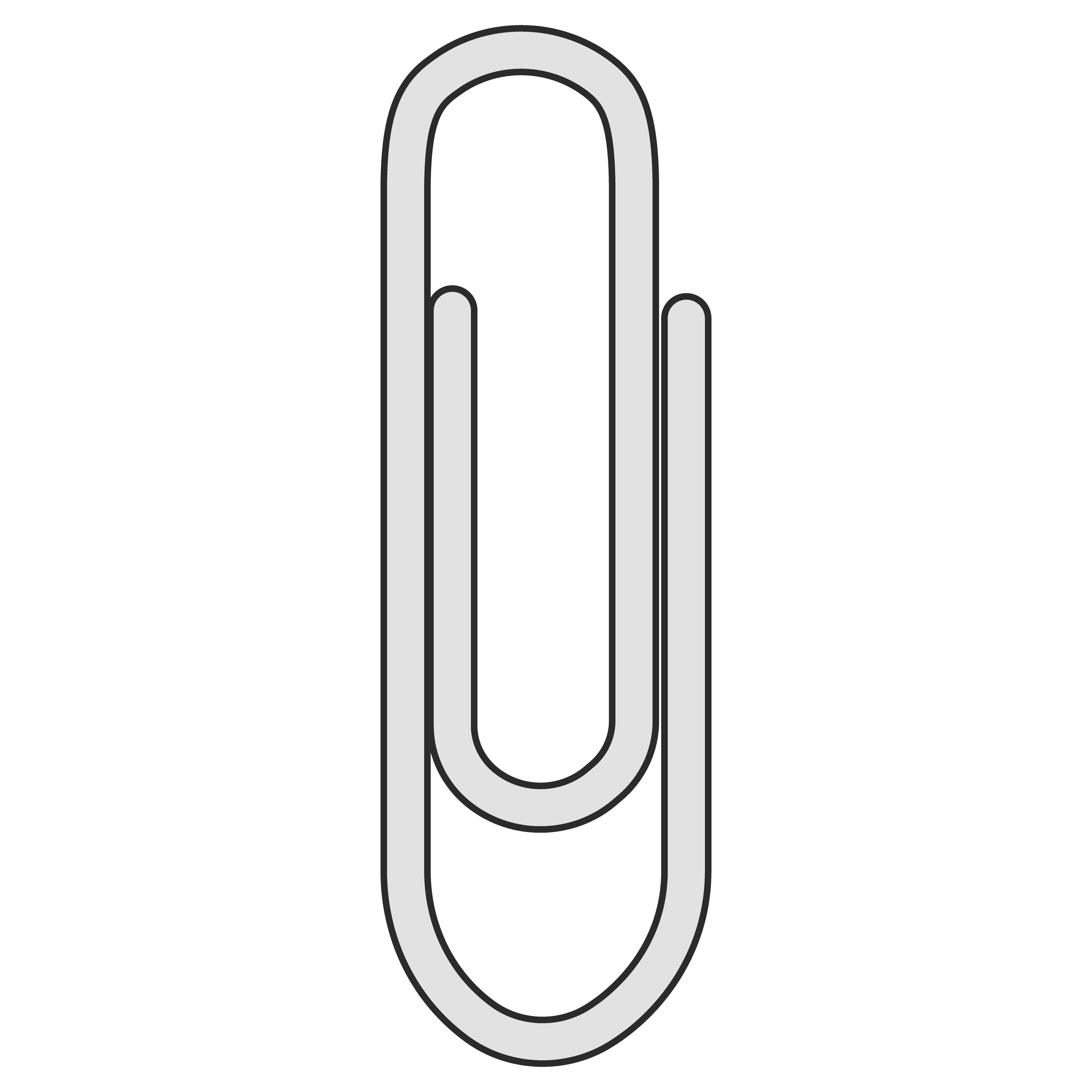 ゼムクリップ（正面）