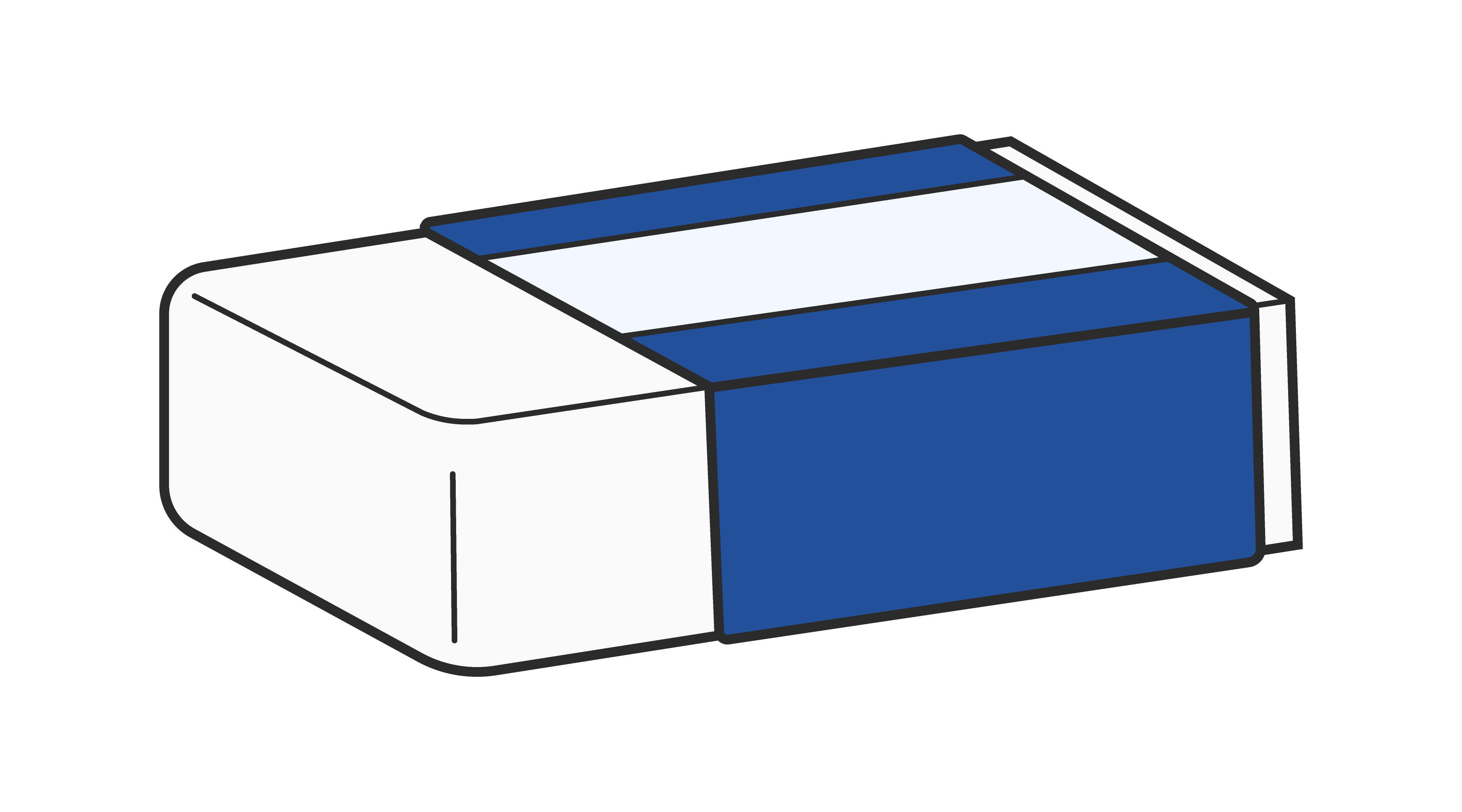 消しゴム（斜め）