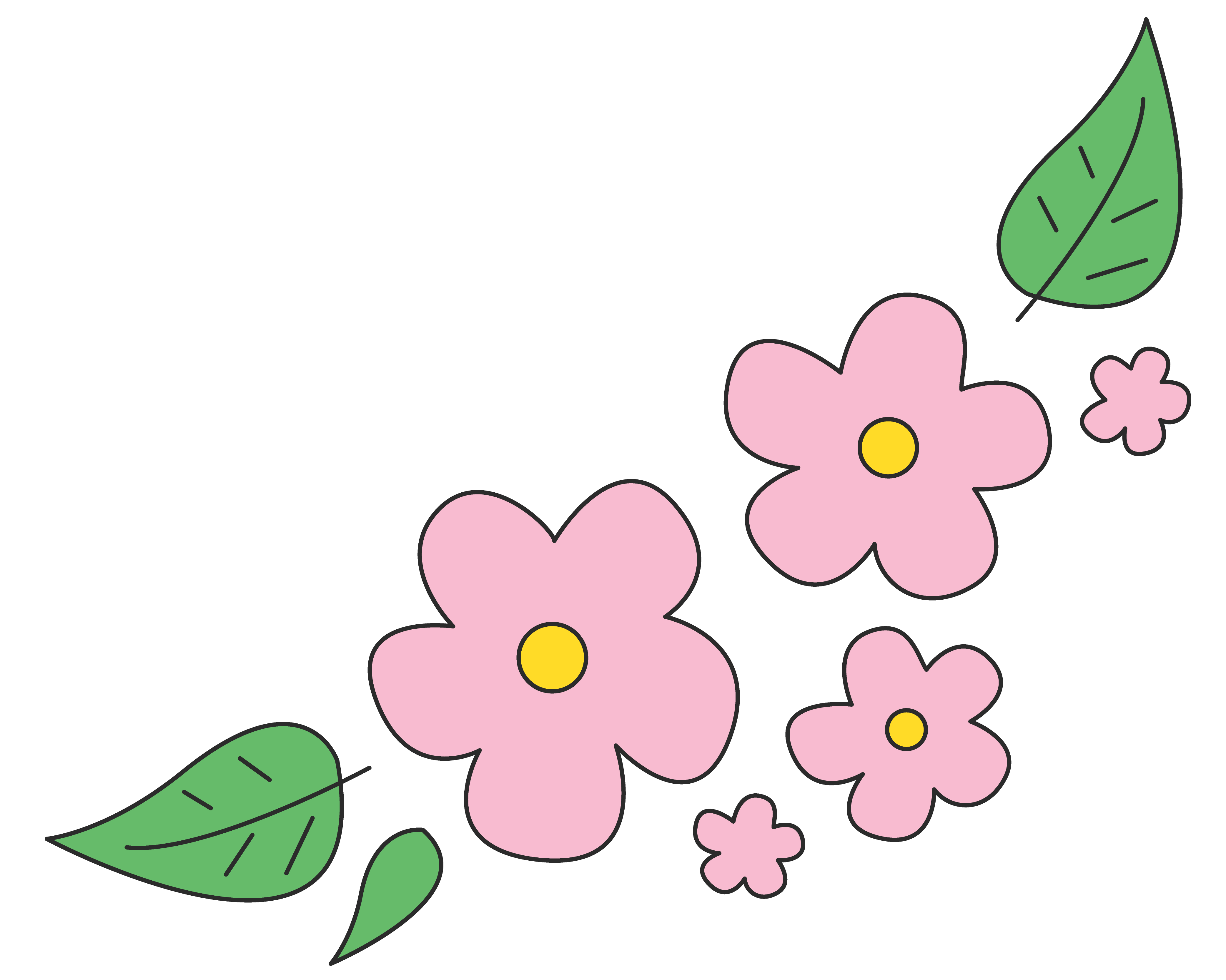 花フレーム（右下）