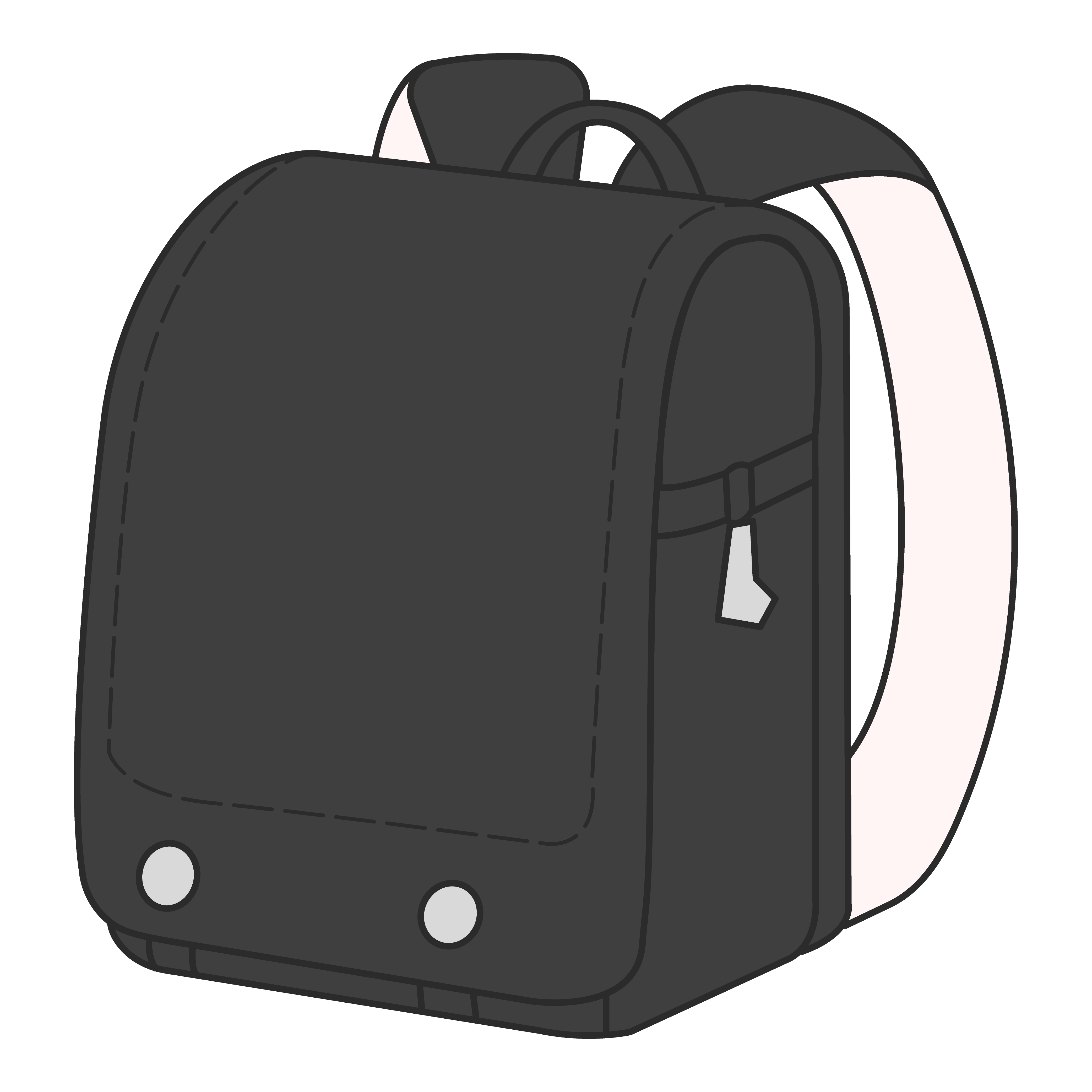 ランドセル（黒・斜め2）