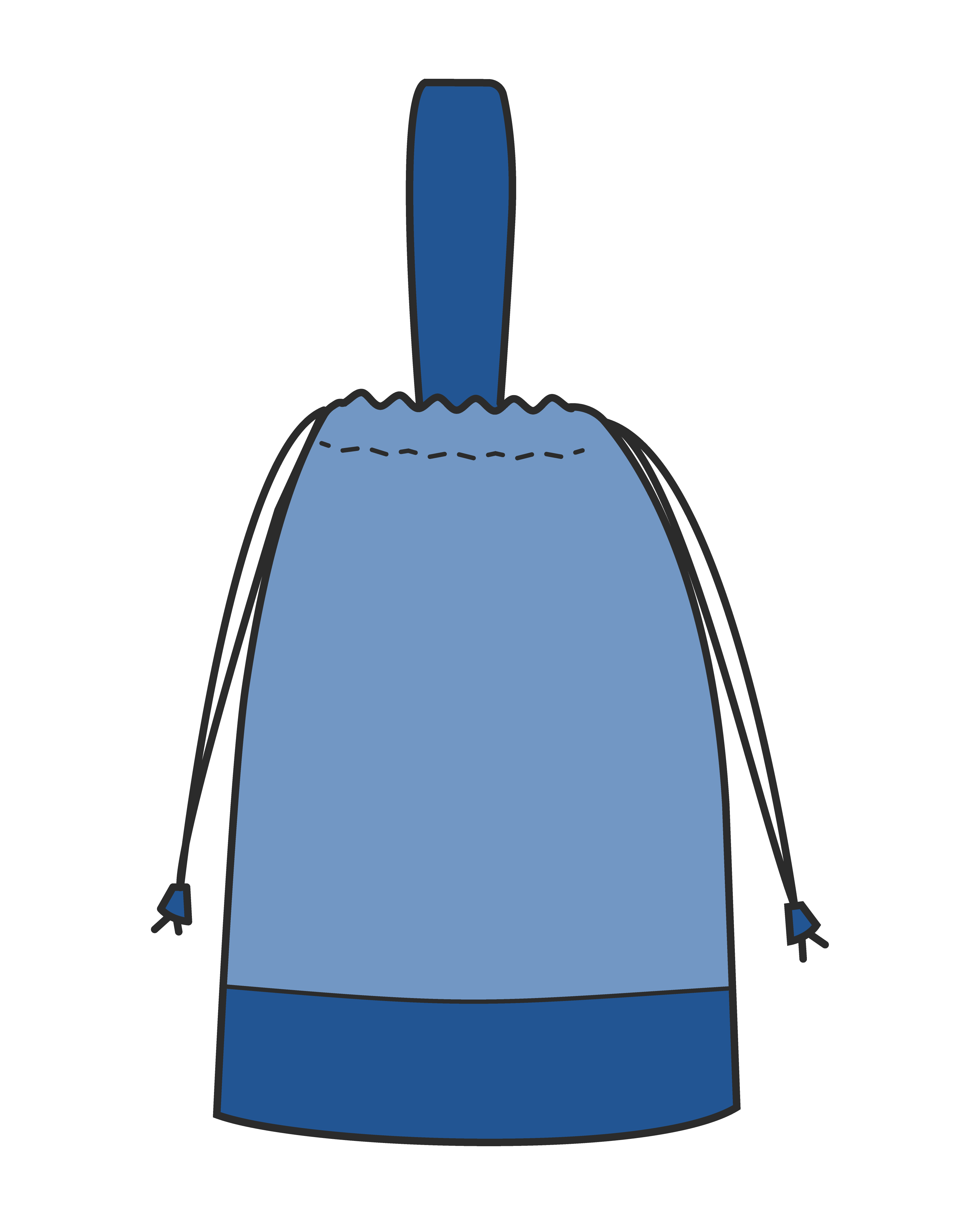 上履き袋（青）