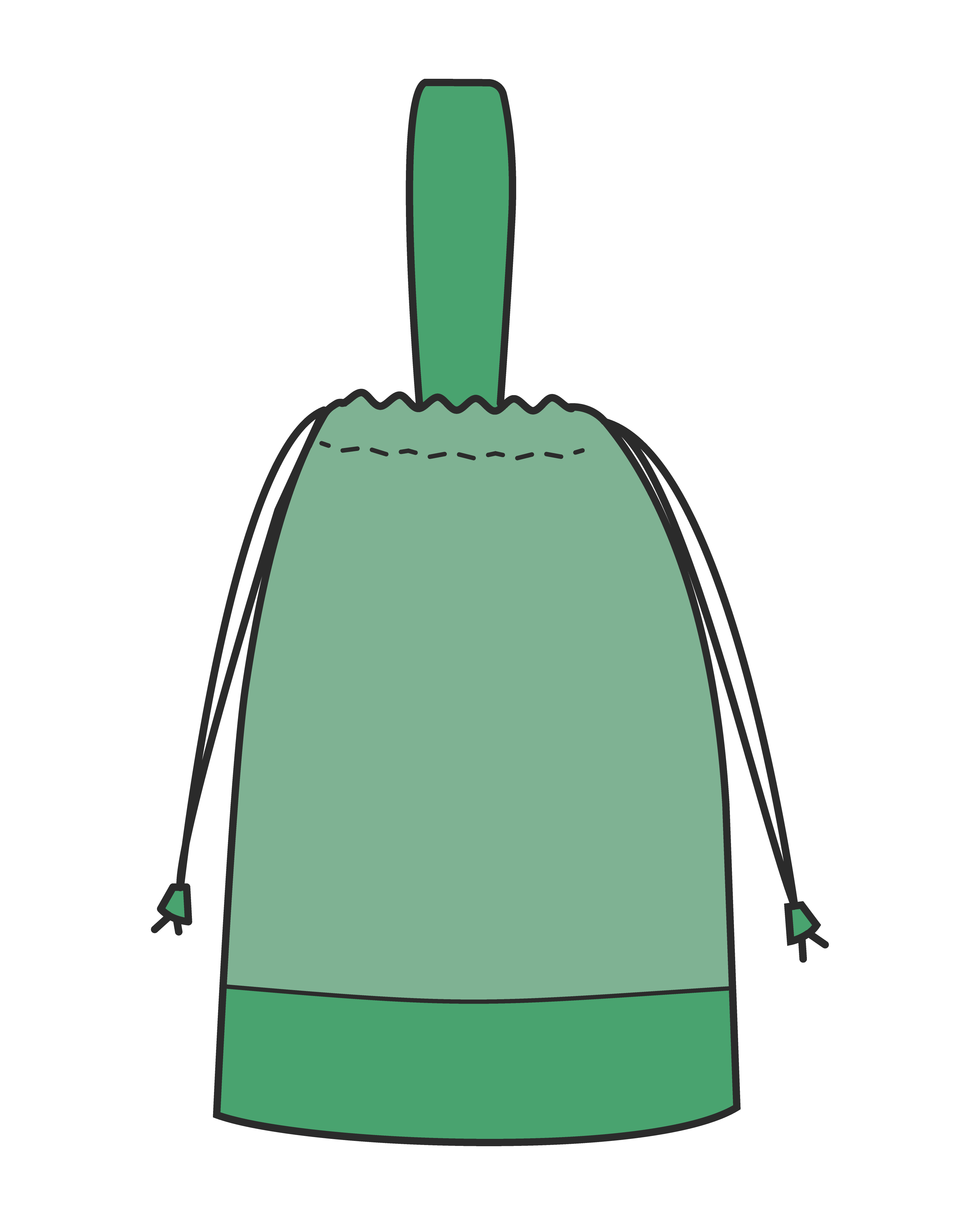 上履き袋（緑）