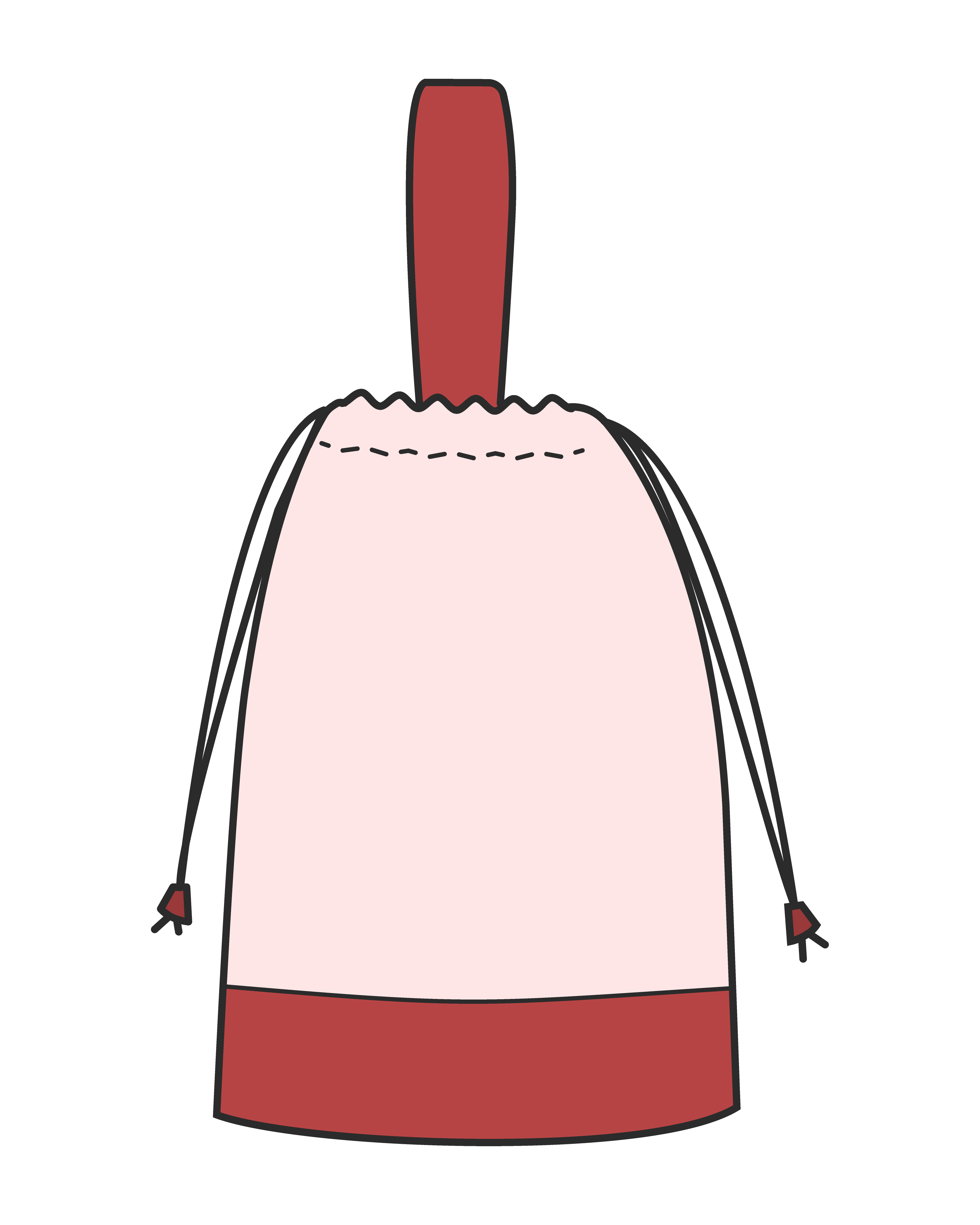 上履き袋（赤）